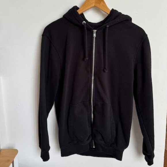 GAP Vintage Soft Full-Zip Hoodie Unisex Size XS - Black - Picture 2 of 6